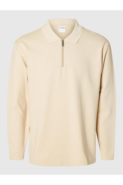Selected Homme Sweatshirt mit Reißverschluss Langarm