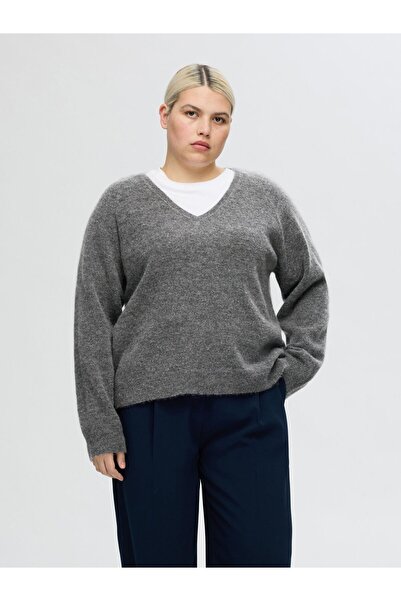 Selected Femme Strickpullover V-Ausschnitt