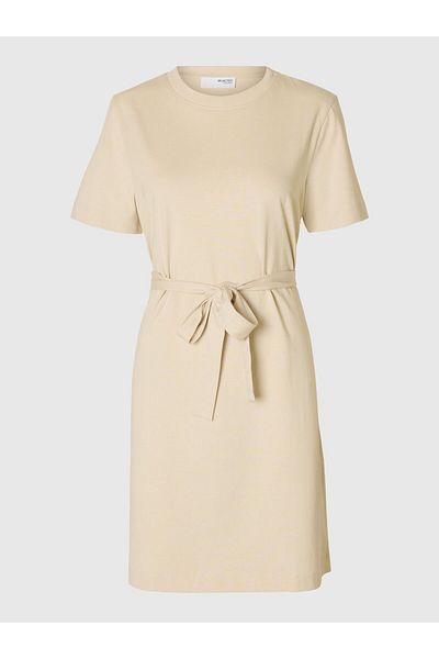 Selected Femme Minikleid Kurzärmeliges