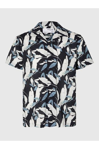 Selected Homme Hemd Cuban Collar
