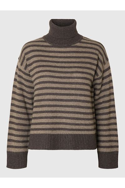 Selected Femme Pullover Wollgemisch Rollkragen