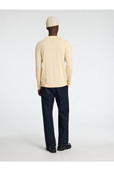 Selected Homme Pullover mit Rundhalsausschnitt 100% Merinowoll
