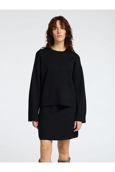 Selected Femme Pullover mit Rundhalsausschnitt Strick