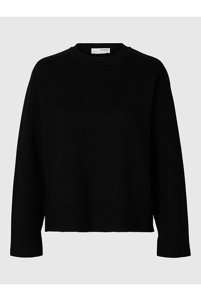 Selected Femme Pullover mit Rundhalsausschnitt Strick