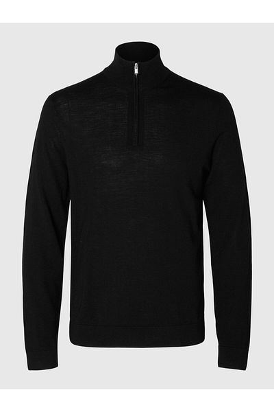 Selected Homme Half-zip Pullover 100% Merinowoll