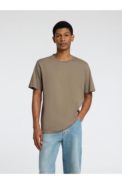 Selected Homme T-Shirt Flammengarn Baumwoll