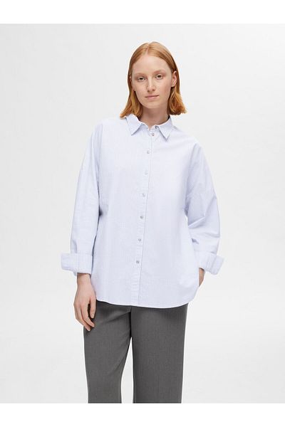 Selected Femme Hemd Oversized Baumwoll