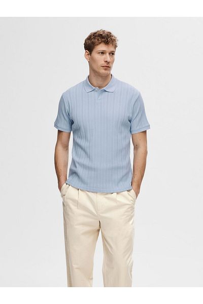 Selected Homme Polo shirt Kurzärmeliges Baumwoll