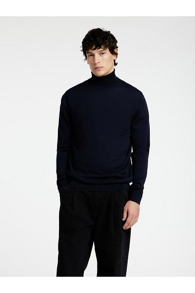 Selected Homme Rollkragenpullover 100% Merinowoll