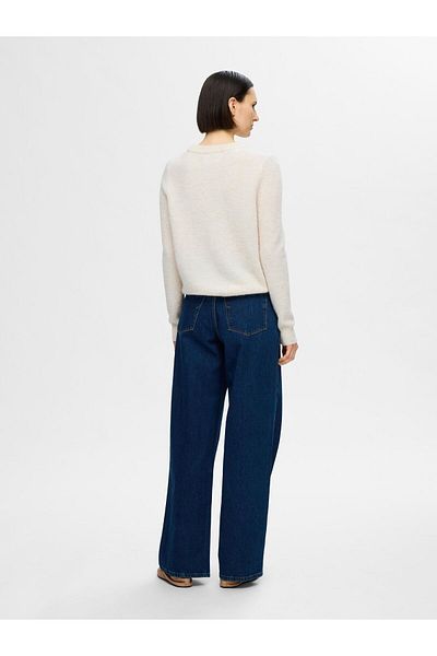 Selected Femme Pullover mit Rundhalsausschnitt Strick