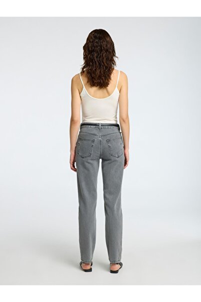 Selected Femme Straight Fit Jeans Graue