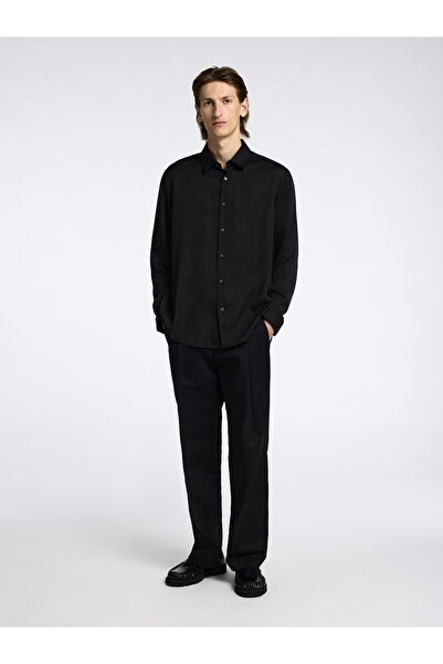 Selected Homme Satinbluse Relaxed Fit
