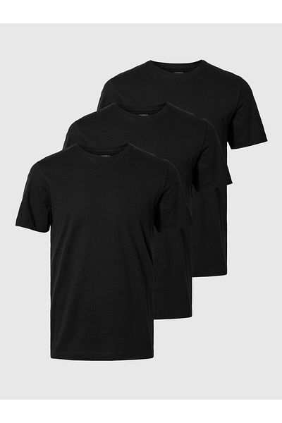 Selected Homme T-Shirt 3er-Pack Baumwoll