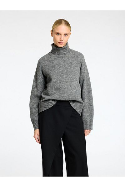 Selected Femme Pullover Wollgemisch Rollkragen