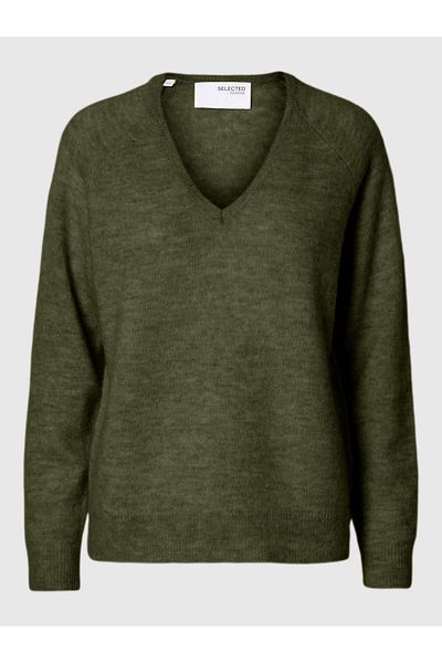 Selected Femme Strickpullover V-Ausschnitt