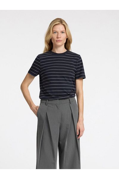 Selected Femme T-Shirt Gestreiftes Baumwoll