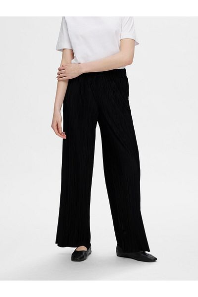 Selected Femme Hose High Waist Plissee