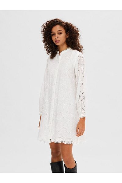 Selected Femme Blusenkleid Langärmeliges