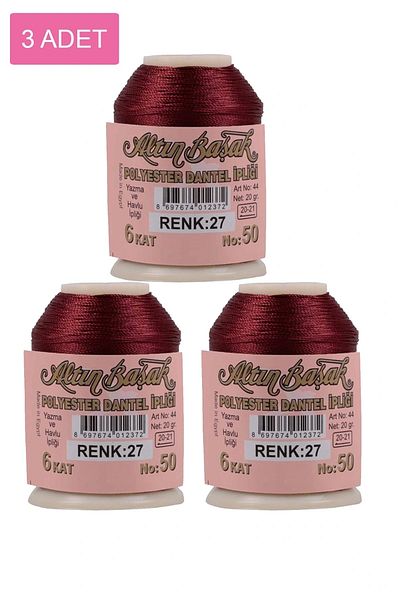 Royaleks 3 pieces of goldenrod lace and lace rope 20 gr - royaleks - no: 027