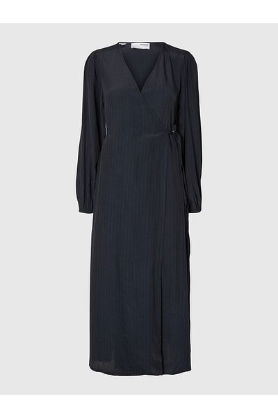 Selected Femme Wickelkleid Satin
