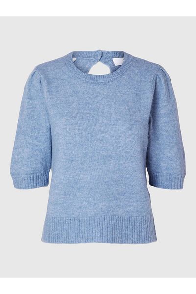 Selected Femme Strickoberteil Kurzarm