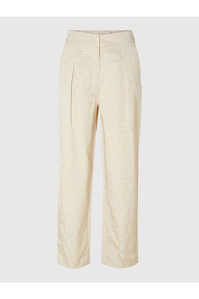 Selected Femme Straight Leg Hose High Waist