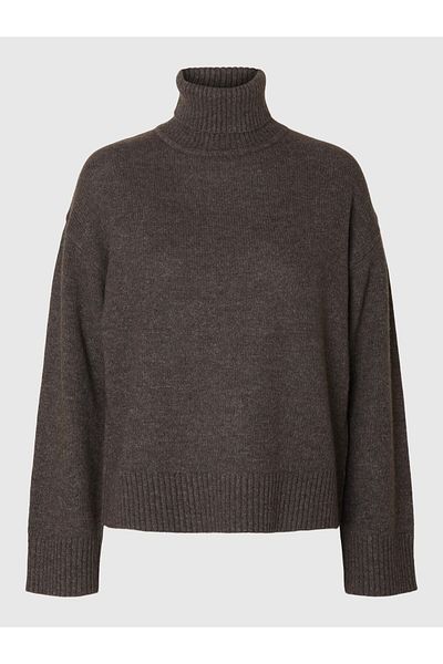 Selected Femme Pullover Wollgemisch Rollkragen