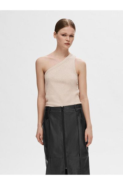 Selected Femme One-Shoulder-Top Ärmelloses