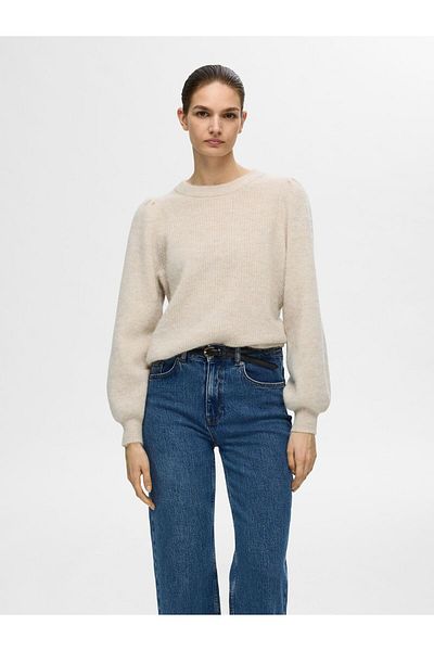 Selected Femme Strickpullover Langärmeliger
