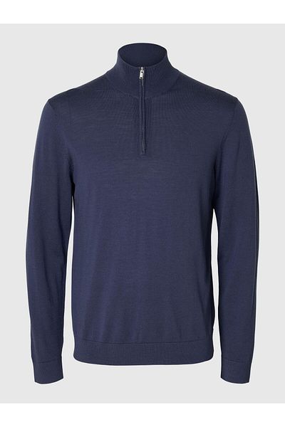 Selected Homme Half-zip Pullover 100% Merinowoll