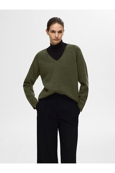 Selected Femme Strickpullover V-Ausschnitt