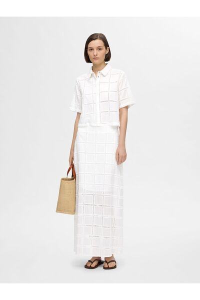 Selected Femme Maxirock Baumwoll