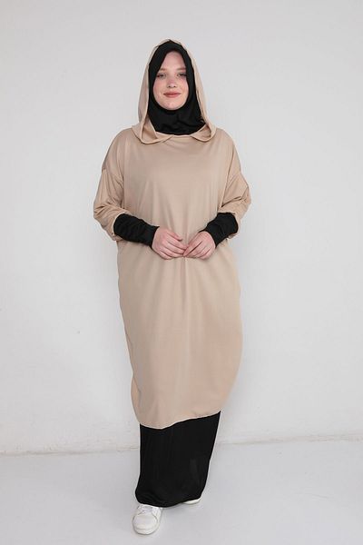 Kutay Collection فستان صلاة نسائي - مع بنطلون وسحاب
