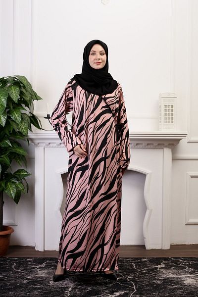 Kutay Collection Εποχιακό δεμένο γυναικείο φόρεμα προσευχής με διπλό στήθος Πρακτικό φόρεμα χιτζάμπ