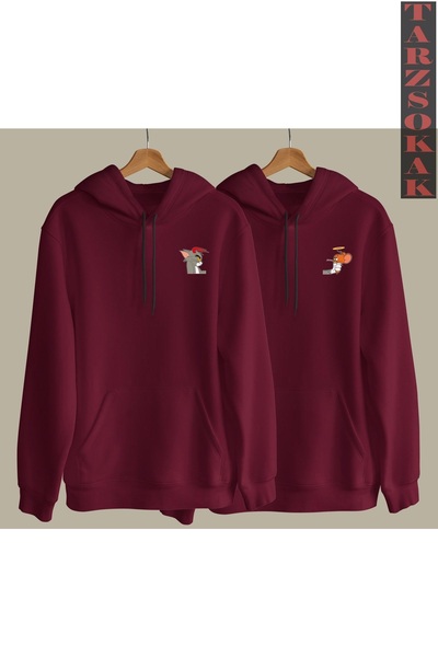 Tarzsokak Tom Ve Jerry Tasarımlı Çift Sevgili Kombinleri Couple Clothing Yeni...