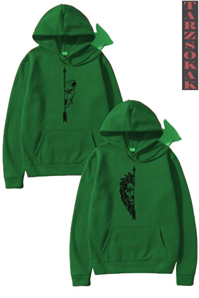 Tarzsokak Noua sezon combinat de îmbrăcăminte pentru cuplu Leu - 2 femei și b...