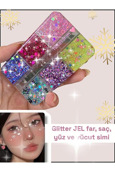 Serashine Creamy Eye Shadow - Face, Hair and Body Glitter