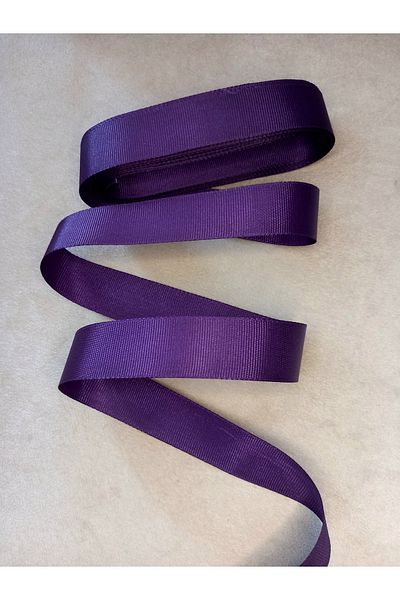 yörük tuhafiye Purple Grosgrain Ribbon - 3 cm 10 Meters One Ball Grosgrain