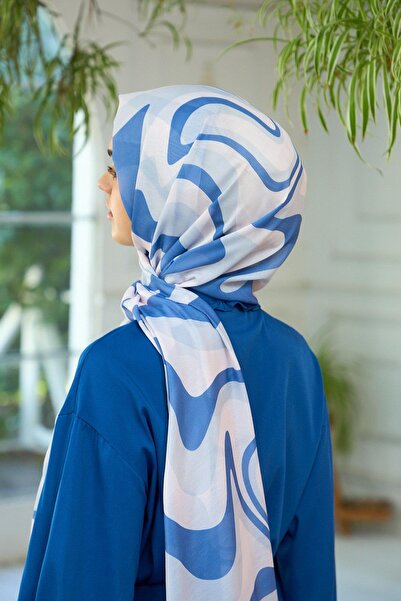 İpekhan Colecția Iștire de Vară Șal Moale Baby Blue 3044-08