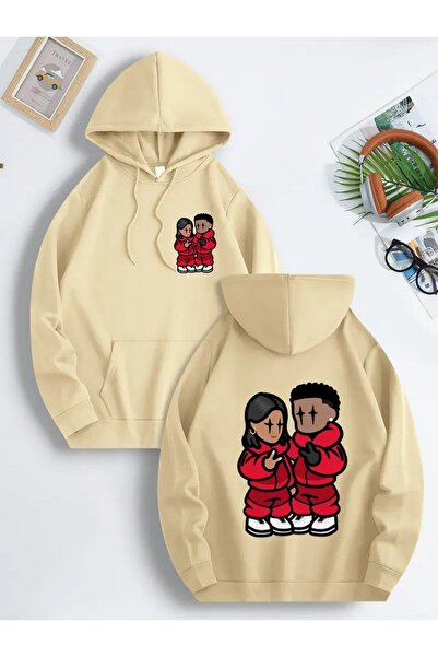 Tarzsokak Hanorac colorat cu glugă - Combinații pentru cupluri Îmbrăcăminte p...