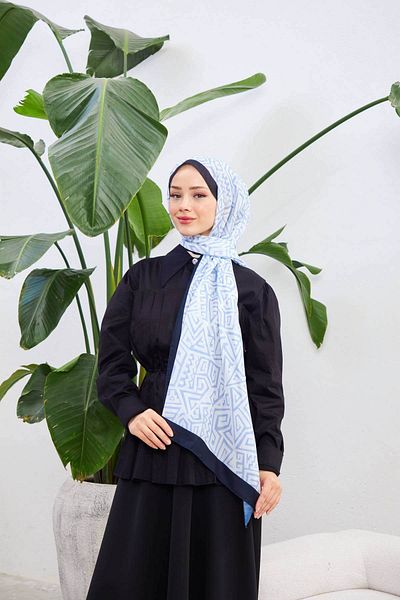 İpekhan Colorday Pure Soft Shawl Turquoise 3040-10