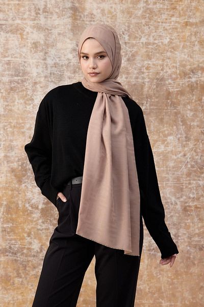 İpekhan Σάλι Fendi Pattern Cotton Jacquard Sweet Mink 8009-23
