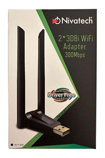 NIVATECH 2*3DBi 300 Mbps WİFİ Adapter