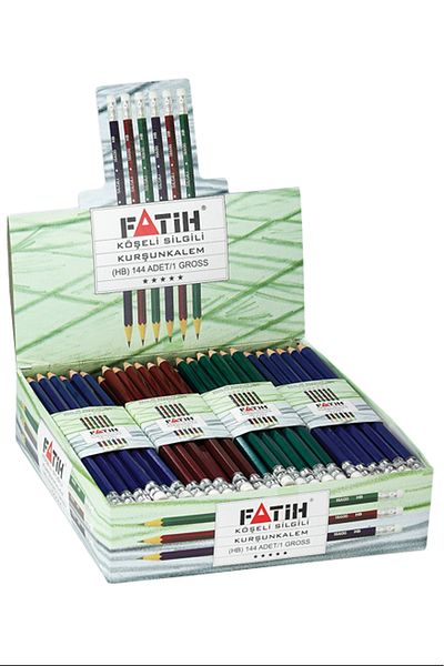 Fatih 144 Pencils - with Corner and Eraser