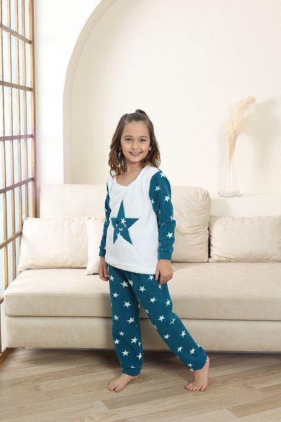 sleeproom COSUM DE PIJAMA PENTRU COPII CU STELE POLAR DE IARNA