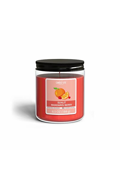 Candle-Lite 6.5 أونصة يوميًا مع غطاء لولبي بنكهة توت اليوسفي المشمس