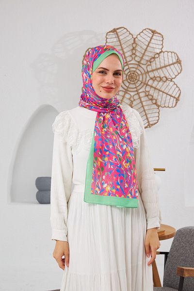 İpekhan Nature Cosy Line Μαλακό Σάλι Ανοιχτό Πράσινο 3035-16