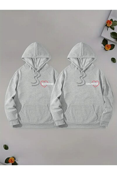 Tarzsokak Hanorac negru cu glugă - Combinații de îmbrăcăminte pentru cupluri