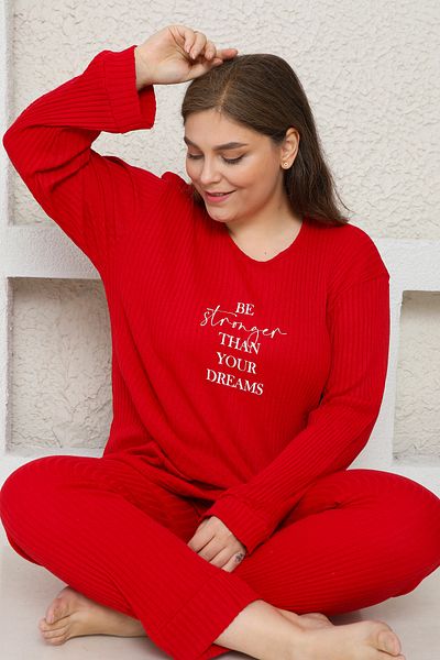 sleeproom Large Size Filled Pyjamas Suit