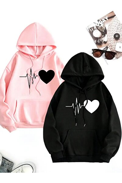 Tarzsokak Hanorac colorat cu glugă - Combinații pentru cupluri Îmbrăcăminte p...